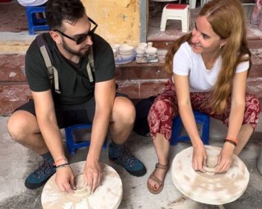 Hanoi tour a day to Bat Trang ceramic village & Van Phuc silk village