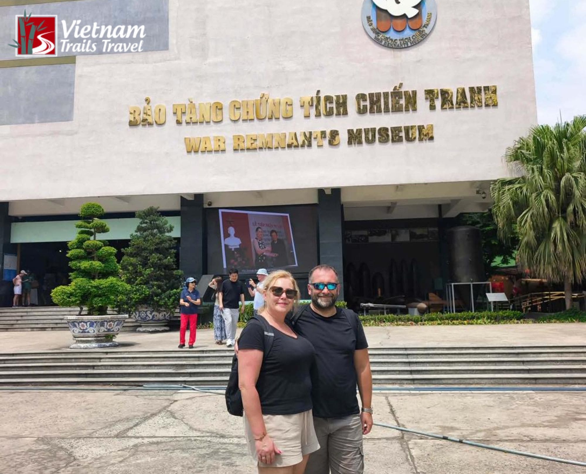 Travelers visiting the War Remnants Museum in Ho Chi Minh City, one of the most visited museums in Vietnam for historical tourism