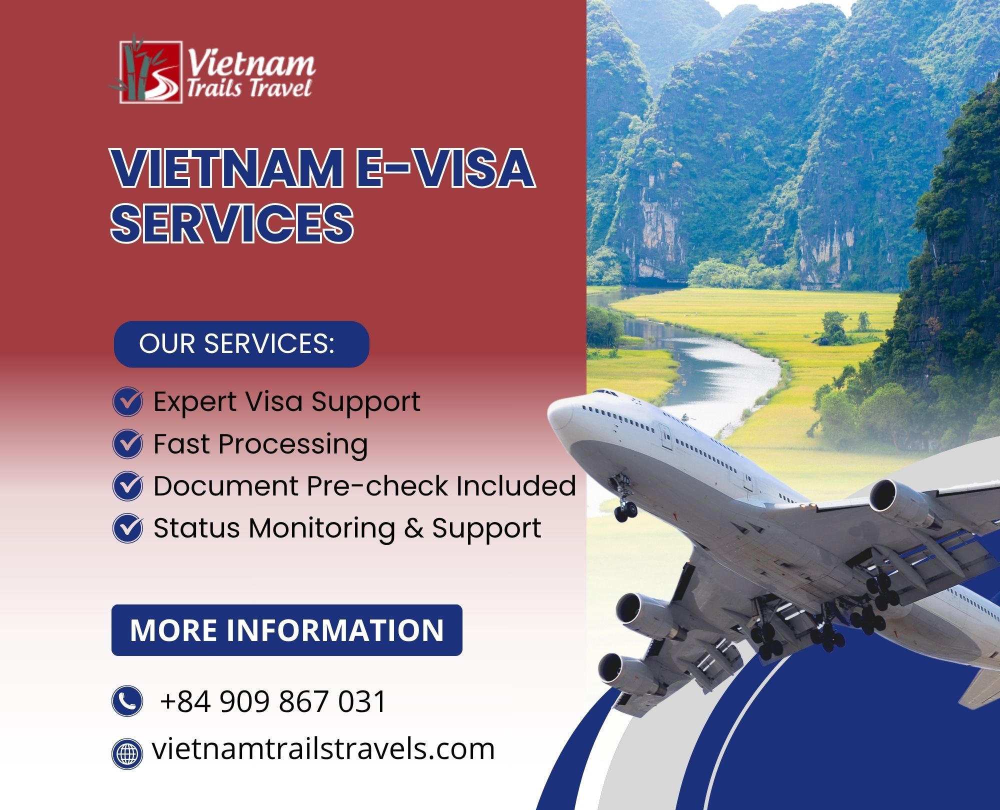 Vietnam E-Visa Support by Vietnam Trails Travel