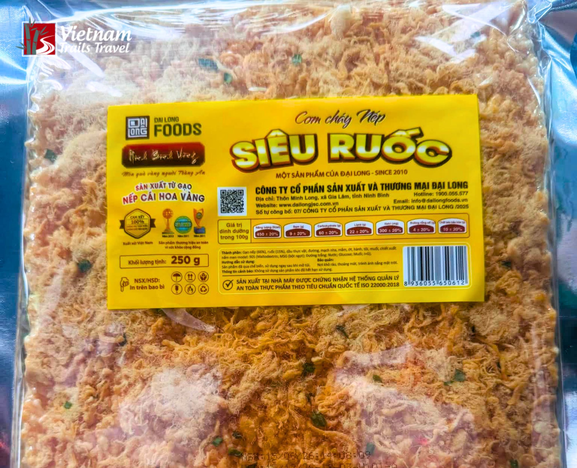 Crispy rice Ninh Binh specialty snack