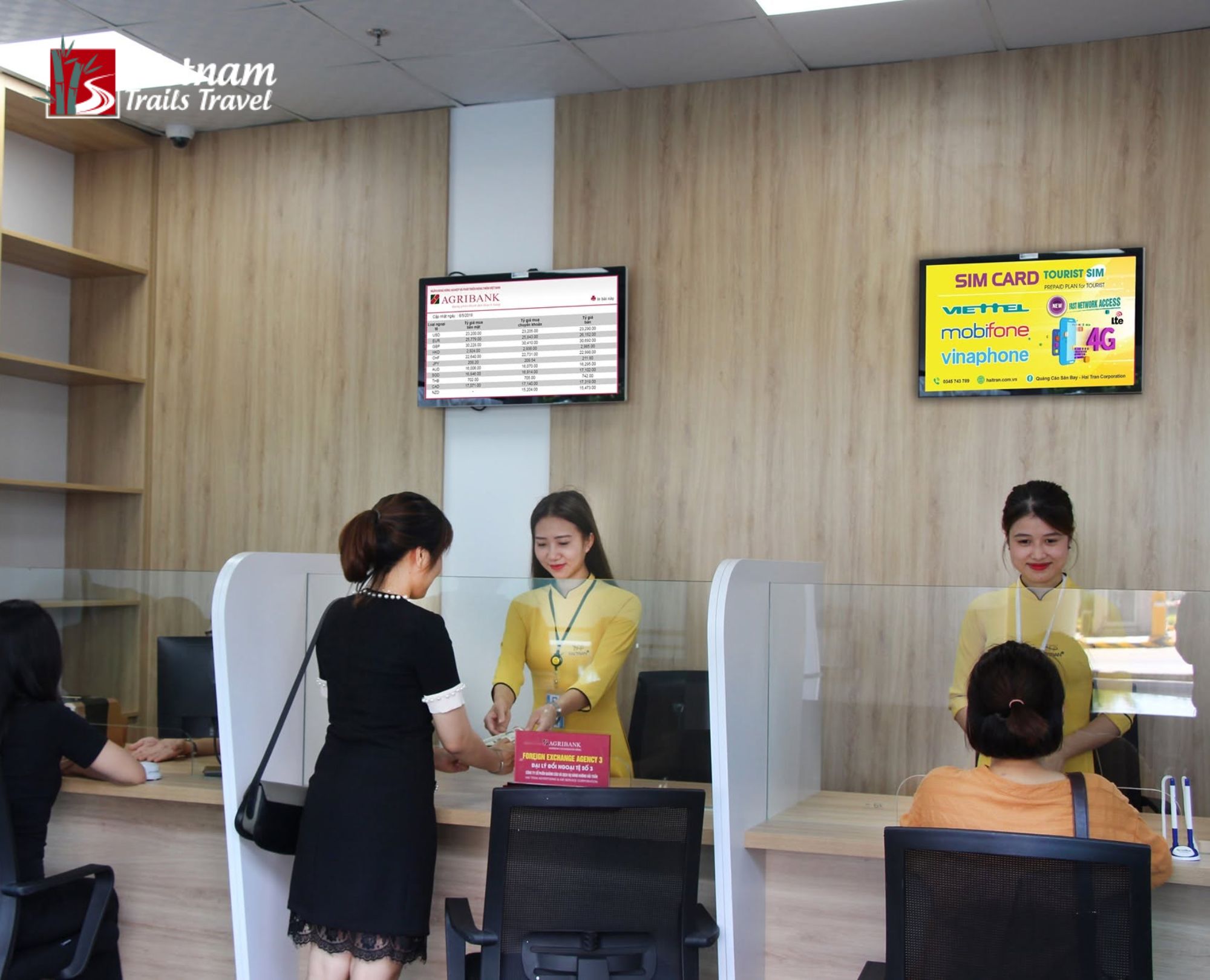 Exchange your money and get a SIM card all in one place at Phu Quoc airport