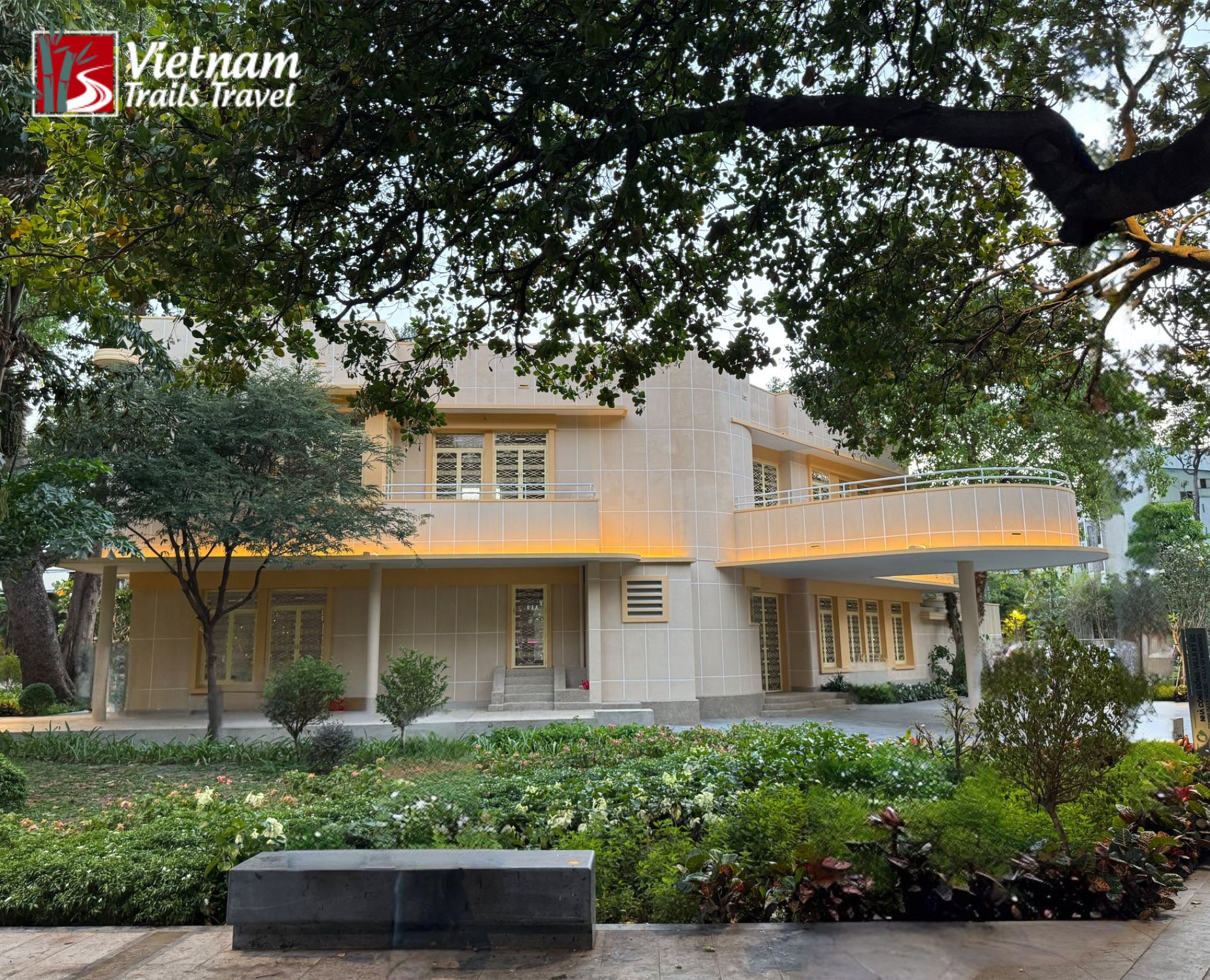 Historic architecture of Bao Dai Palace III in Da Lat