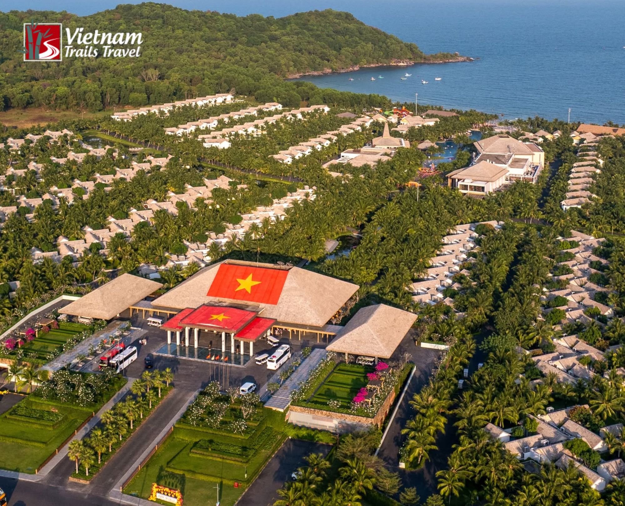 New World Phu Quoc Resort stretches across a vast coastal landscape