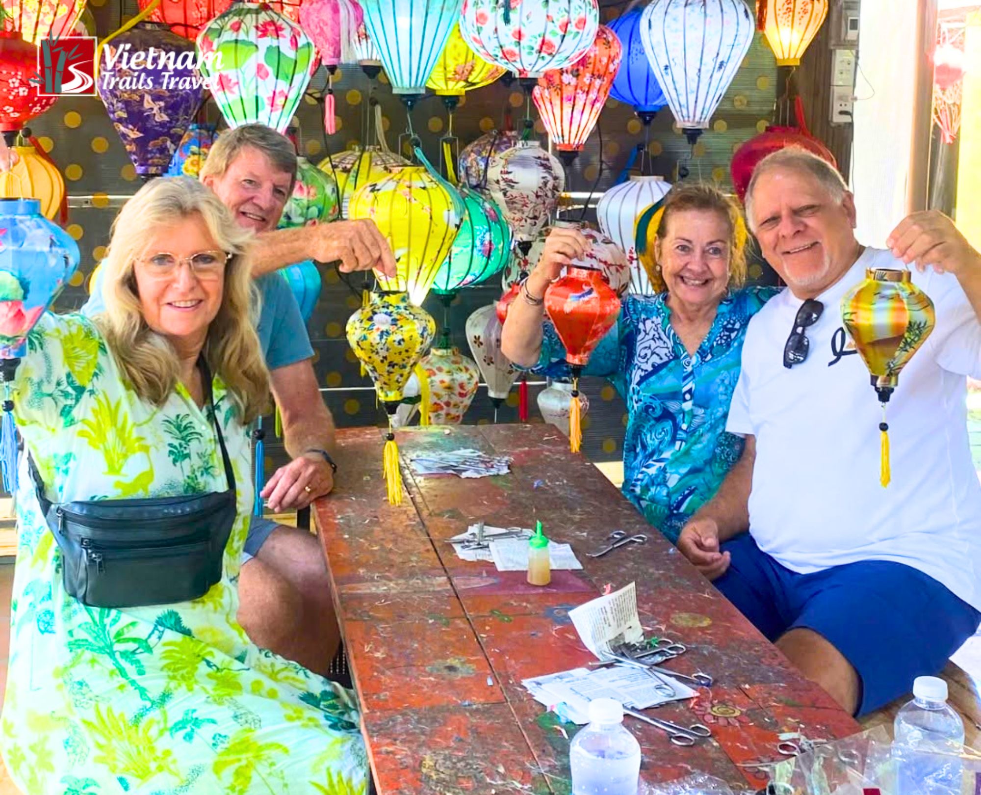 The lantern making workshops in Hoi An let you create your own colorful souvenir while learning about one of the town's most beloved traditions