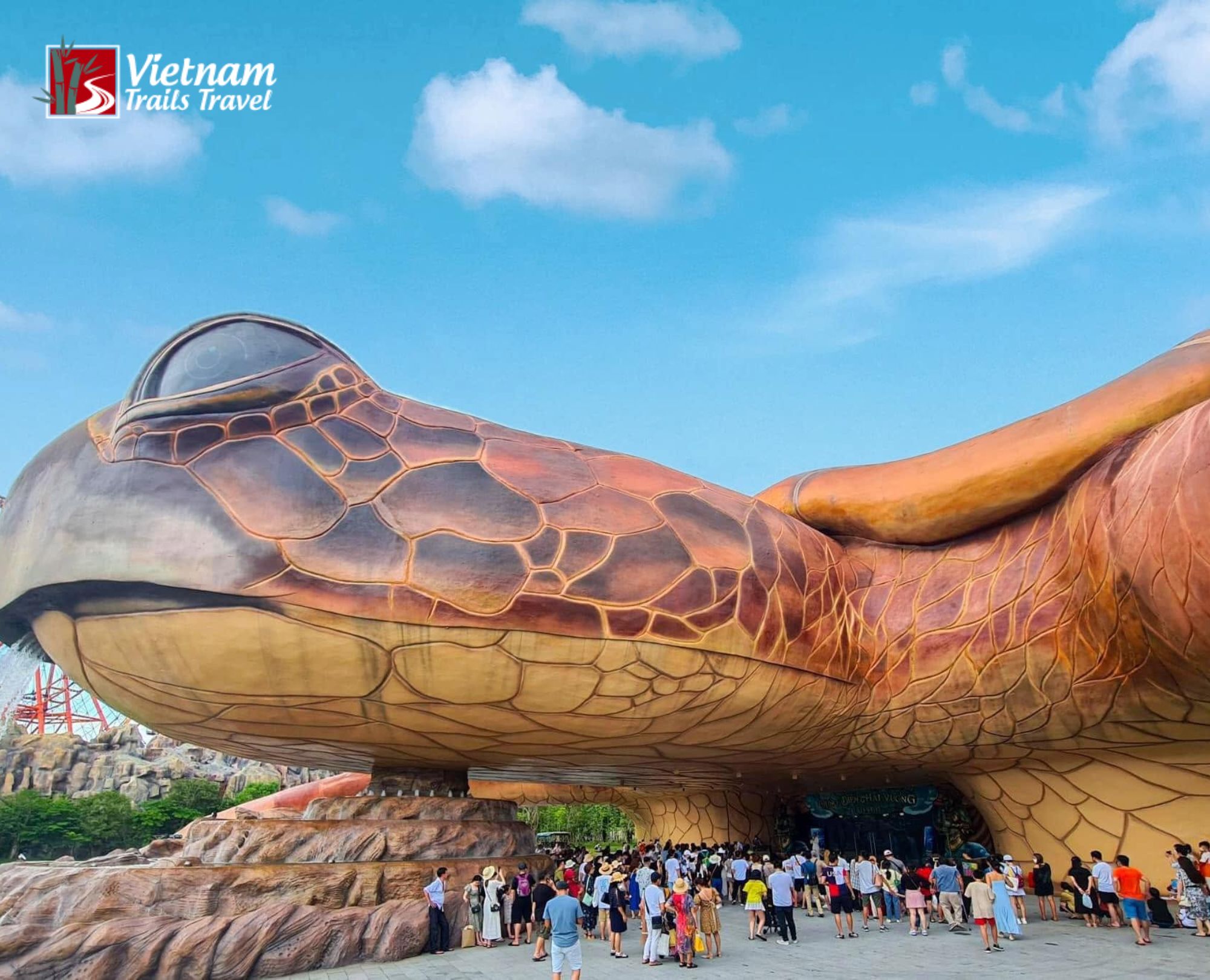 VinWonders Phu Quoc makes a bold first impression with this iconic giant turtle
