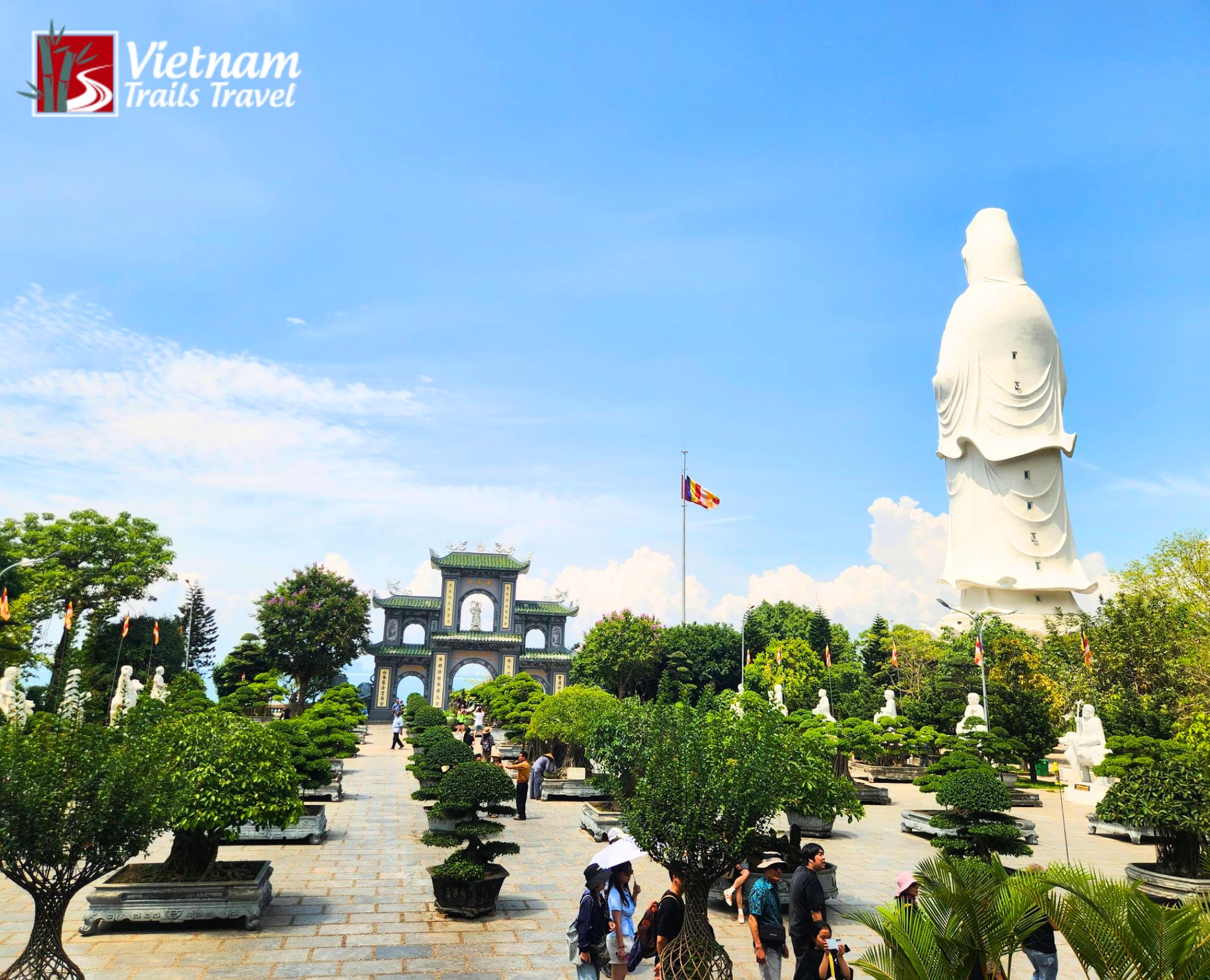 White Lady Buddha statue at Linh Ung Pagoda in Da Nang