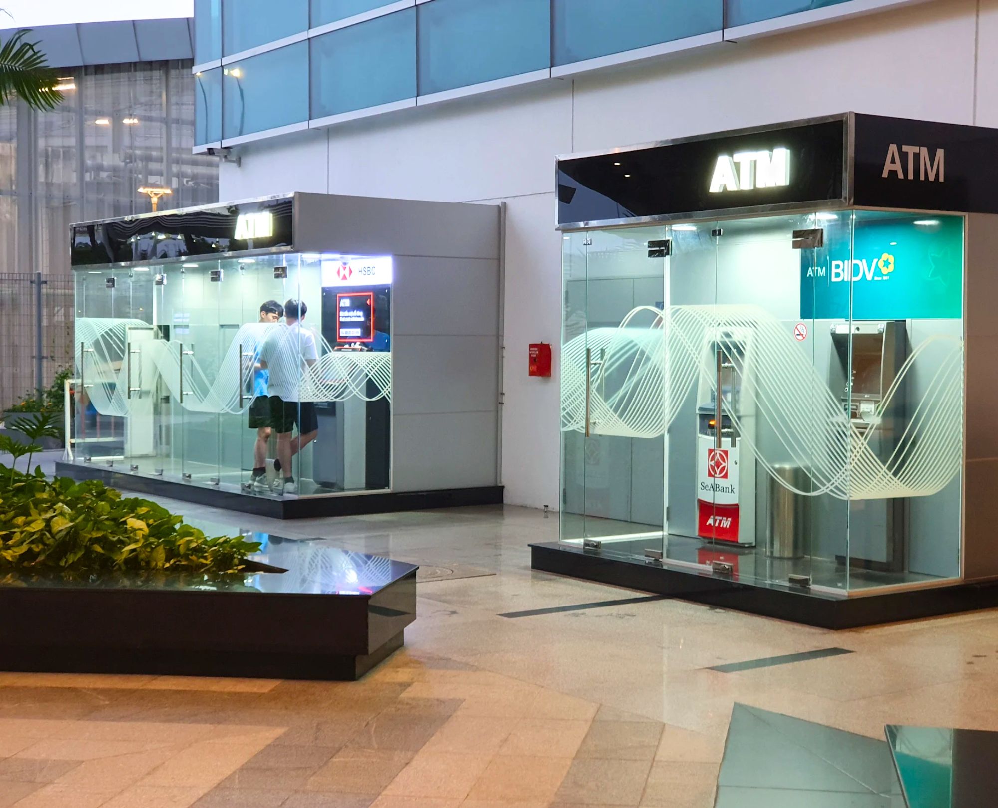 ATMs allow you to exchange money quickly without having to queue