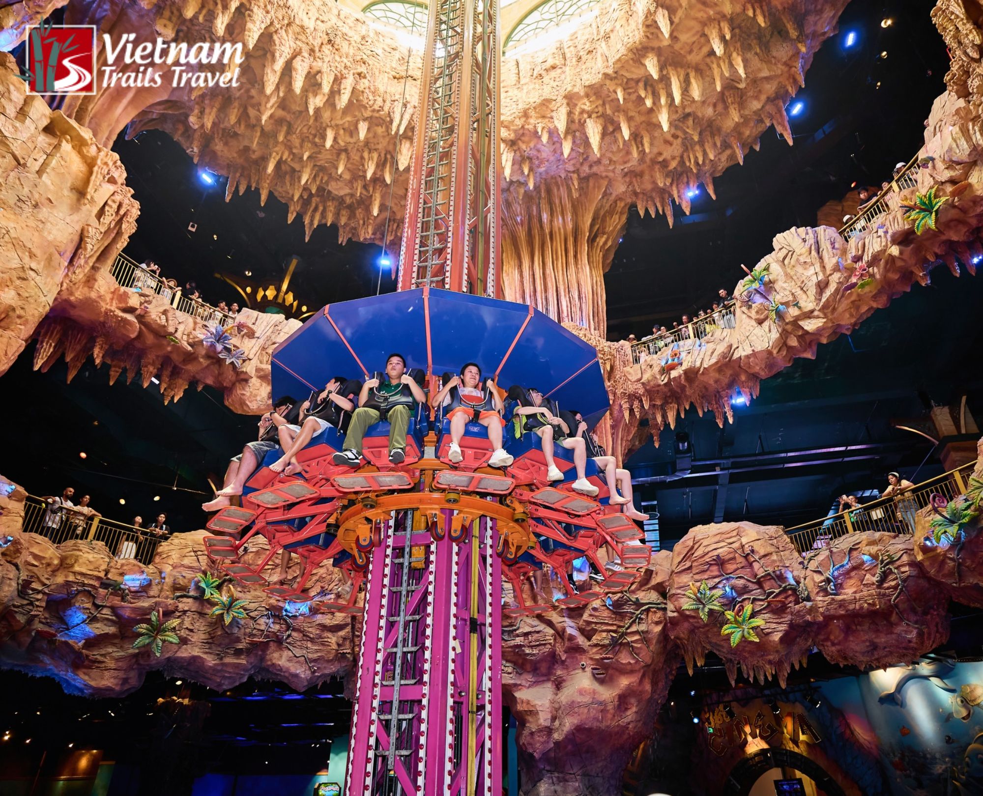 Fantasy Park is the largest indoor amusement park in Vietnam