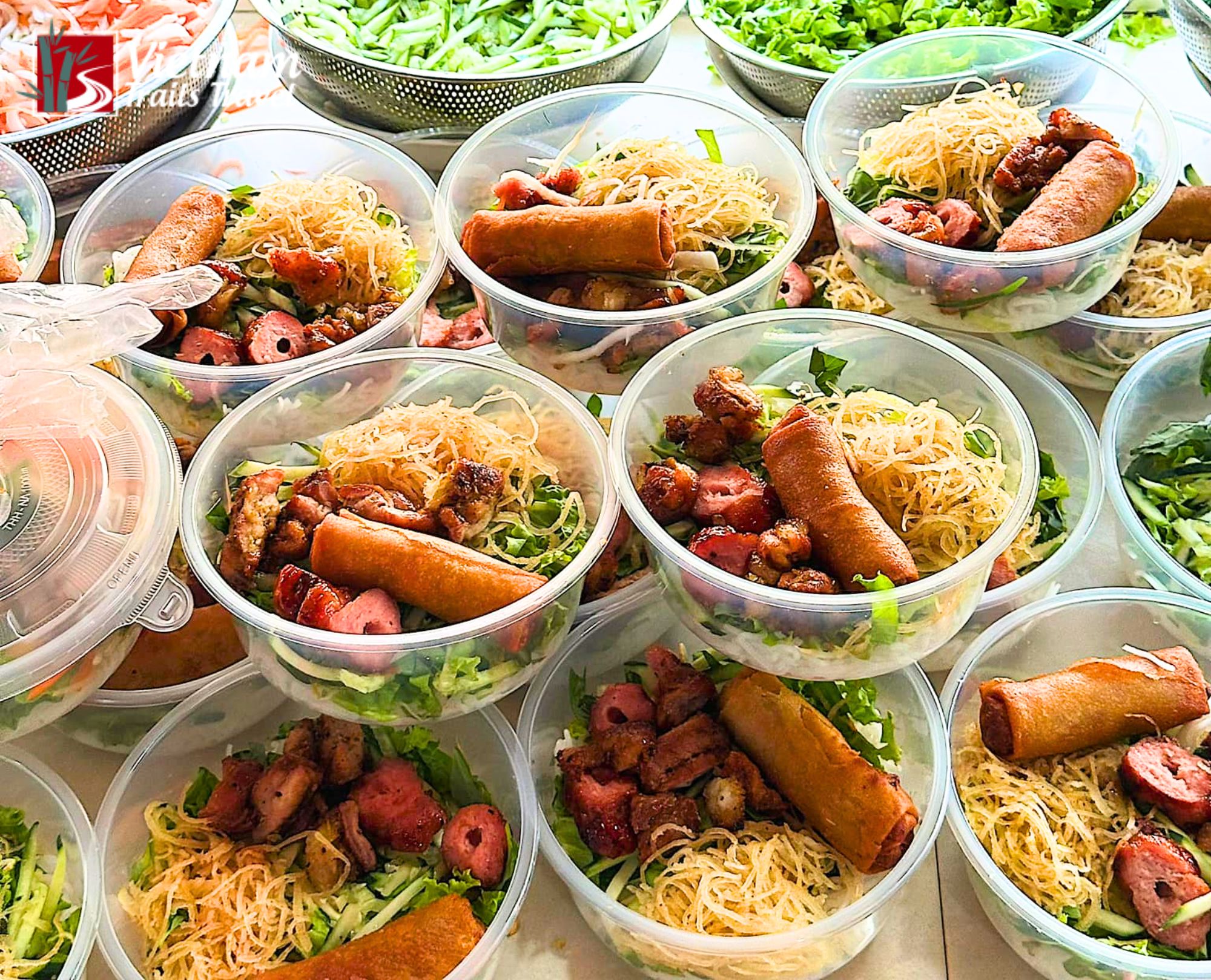 Grilled pork rice vermicelli (Bun thit nuong)