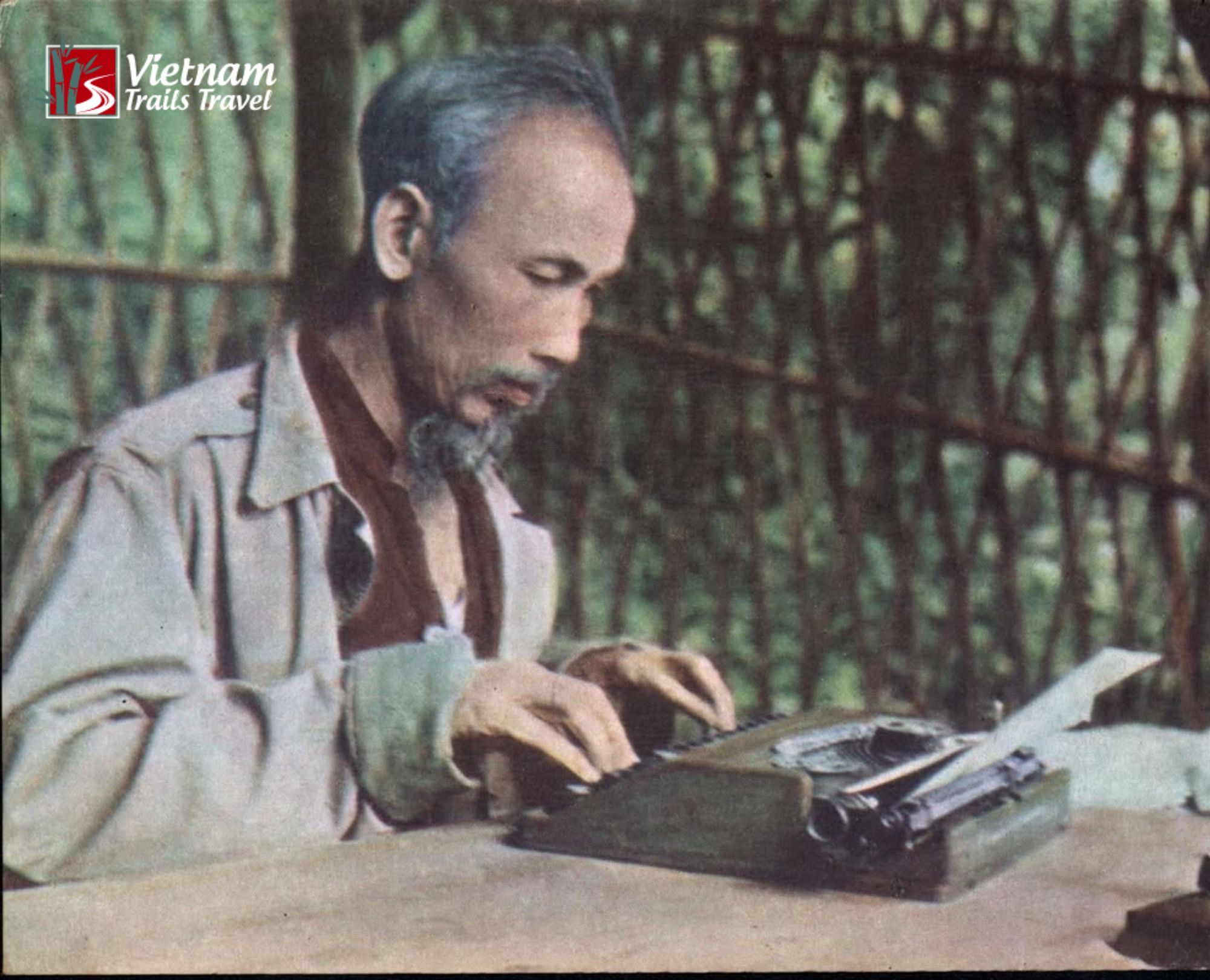 President Ho Chi Minh historical photo of the founding father of Vietnam